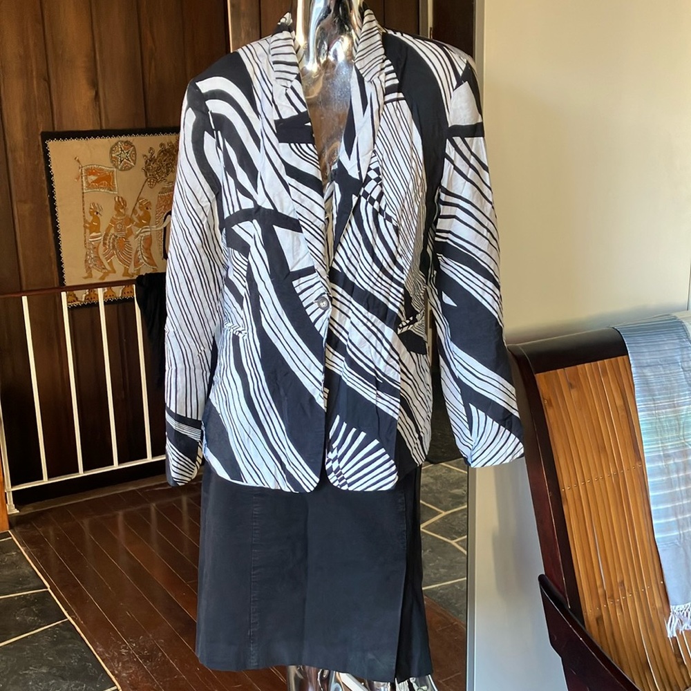 Summer cotton blazer